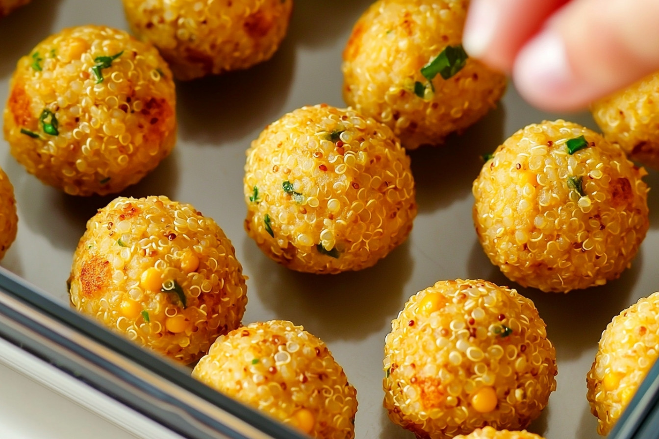 Bolitas de Garbanzos y Quinoa al Horno